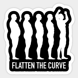 Flatten The Curve Sticker